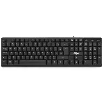 Teclado com Fio Krab KBTC20 / Português - Preto