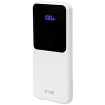 Carregador Portatil Powerbank G-Tide Easy 1 / 22.5W / 10000MAH / 2X USB / Cabo Embutido Lightning - USB-C - Branco