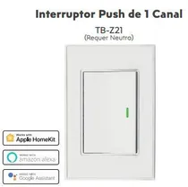 Zigbee Zemismart Esp Push 1 Int. 100022 TB-Z21