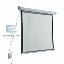 Pantalla Proy Microfins 80" Electrico 110V Con Transformador