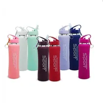 Garrafa Termica Sports Emborrachada 750ML