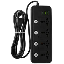 Filtro de Linha Satellite A-R242U com 2 USB/USB-C/4 Tomadas Universal - Preta