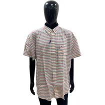 Camisa Tommy Hilfiger Masculino 08578A4045-112 L - Branco Azul