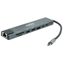 Hub Satellite A-HUBC54 - 8 Portas - USB - Cinza