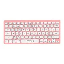 Teclado FTX FTXB1000/Bluetooth/Ultra Slim/Esp Rosa