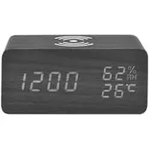 Relogio Despertador Digital Satellite AC-T11W Preto