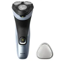 Barbeador Philips Shaver 3000X X3063/00 Recarregável - Preto/Azul
