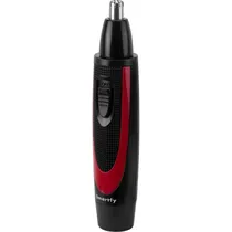 Aparador de Pelos do Nariz Smartfy DN-01RB, Funciona com Pilhas AA - Preto/Vermelho
