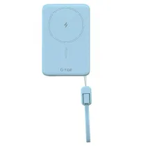 Carregador Port. G-Tide Slim 01 5000MAH Blue Wireless