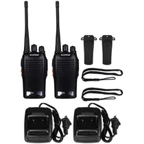 Walkie Talkie Talkie Baofeng BF-777S Até 3KM/1500MAH - Preto