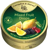 Bala de Frutas Cavendish & Harvey Mixed Fruit Drops - 200G