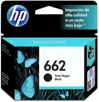 Tinta HP 662 CZ103AL Negro 2ML