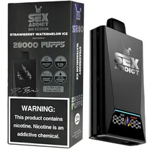 Vaper Descartável Sex Addict BY Dan Bilzerian S280 5% Nicotina 28000 Puffs - Strawberry Watermelon Ice