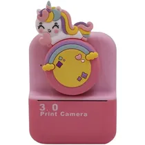 Câmera Digital Satellite A-DV936 - com Impressora Térmica - Tela 2" - Recarregável - Rosa