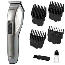 Máquina de Cortar Cabelo Britânia BCR20SG 5 Watts Bivolt - Preta/Cinza