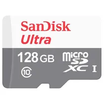 Memoria Card Micro SD 128GB Sandisk Ultra 100MB/s