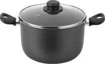 Panela Multiflon Linha Gourmet 24 CM 53624 - Preto