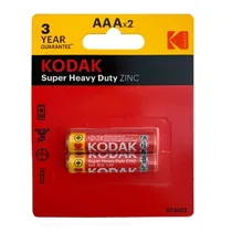Pilha de Zinco AAA Kodak Super Heavy Duty X 2
