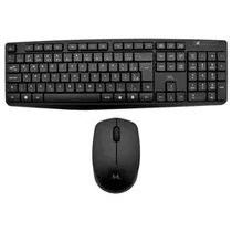 Teclado + Mouse Mtek KM5239 Wireless / Português - Preto