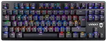 Teclado Gaming Satellite GK-502 RGB com Fio Preto - (Espanhol)