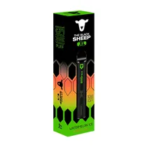 Vape Pod Descartável The Black Sheep XL 1500 Puffs, 5% Nicsalt (50MG), 4.6ML, 850MAH - Watermelon Ice (Melancia com Menta)