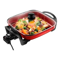 Panela Elétrica Mondial Multicook Red PE-49-RC - 1200W - 4L - 110V/60HZ - Vermelho e Preto