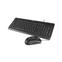 Klip Teclado + Mouse KCK-251S Deskamate Español Negro