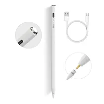 Caneta 4LIFE Wireless Stylus Pen Quick Start / / Carga Magnetica + USB-C / Bluetooth Compativel com iPad - Branco