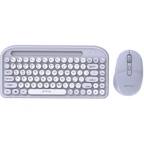 Teclado FTX Wireless/Bluetooth + Mouse FTXGK01 Português - Lila