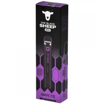 Vape Descartável The Black Sheep Plus Grape Ice 2.4 ML Ate 600 Puffs - Preto/Roxo