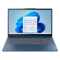 Notebook Lenovo Ideapad Slim 3 82XB00BMUS 15.6" Intel Core i3-N305 256GB SSD 8GB Ram - Azul