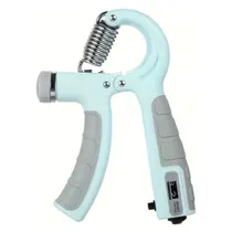 Exercitador para Mão Ajustável de 10 A 40KG Celeste com Contador LED