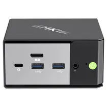 Mini PC Gmktec Nucbox Evo X1 AMD Ryzen Ai 9 HX 370 de 2.0GHZ, 32GB Ram, 1TB SSD, WIN11PRO, Preto|