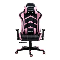 Cadeira Gamer Maxracer Aggressive AGG-7 - com Apoio Cervical - Ajustável - Rosa