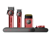 VGR Stepless Pro 3 En 1 Barber Combo V-001 Pro V-977 V-377