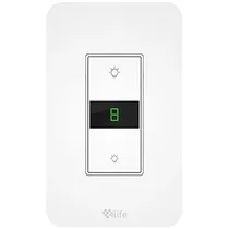 4LIFE Interruptor Smart de Pared Dimmer FL7011 Wi-Fi 802.11 B/G/N 2.4GHZ