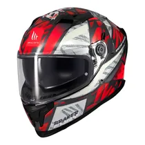 Capacete MT Helmets Braker SV Fury C5 - Fechado - Tamanho XL - com Óculos Interno - Gloss