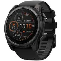Relógio Garmin Fenix 8 Sapphire Solar - Carbon Cinza (010-02907-10)