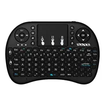 Controle Remoto Satellite AK-723G Mouse + Teclado Tudo Em Um Retroiluminado com Dongle USB – Preto