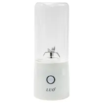 Mini Liquidificador Portatil Luo LU-Z10 Blender / 380ML / 1500MAH / Recarregavel - Branco