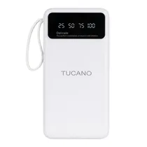 Carregador Portátil Tucano Smart Powerbank 20000MAH TC-02 com Cabos - Branco