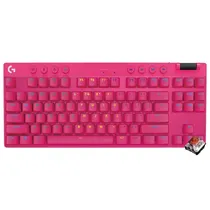 Teclado Logitech G Pro X TKL Lightspe Wireless Pin 920-012154/Pink