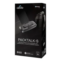 Intercomunicador Cardo Packtalk-s para Capacetes Shoei Neotec 3, GT-Air 3 e J-Cruise 3 Single
