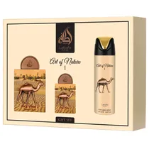 Kit Perfume Lattafa Pride Art Of Nature I Edp 100ML + Mini Perfume 20ML + Spray 200ML - Unissex