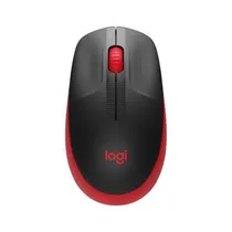 Mouse Logitech M190 Preto/Vermelho 910-005904
