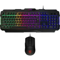 Tec/Mouse MSI Forge GK100 LS USB RGB Preto Esp