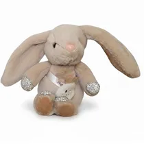 MZ-096 Coelho de Pelúcia - Marrom Claro