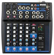 Gem 08USB Bluetooth Mesa de Som Gemini 8 Canais