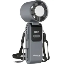 Mini Ventilador Portátil G-Tide FH02 4.400MAH - Gray