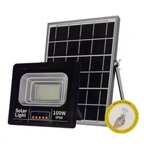 Refletor LED Solar Sate Jortan JT-YY100W 100W/6500K/IP67/Controle